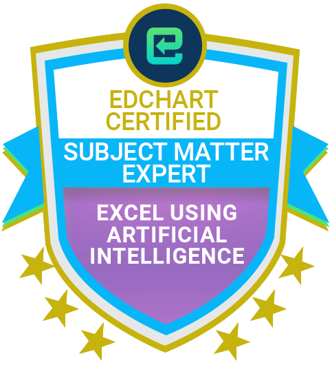 Excel Using Artificial Intelligence Certification