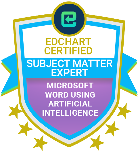 Microsoft Word Using Artificial Intelligence Certification